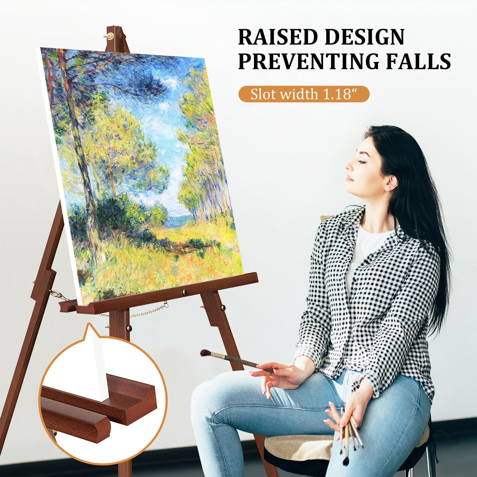 絵画イーゼル Amazon.co.jp: イーゼル 木製 イーゼル 150CM 高さ調節可能 スケッチ